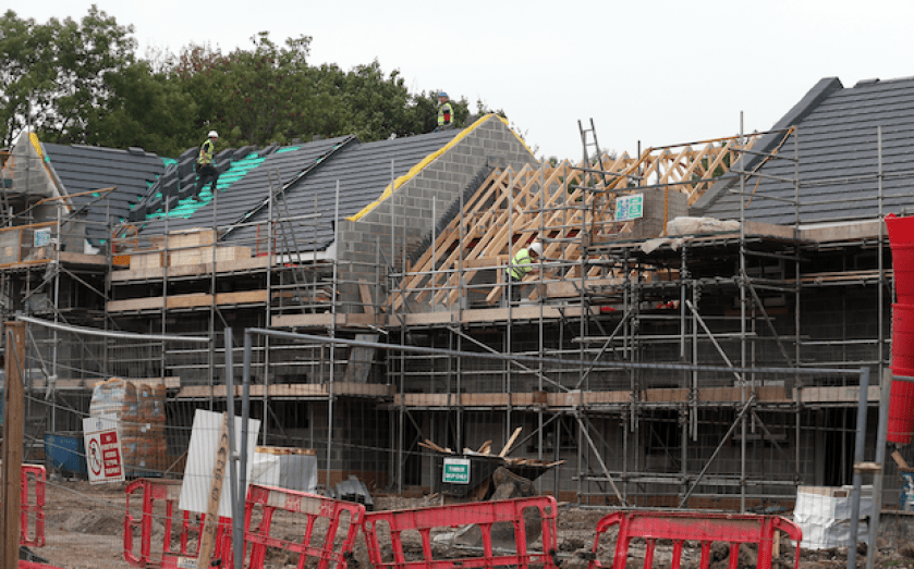 The continued slump in housebuilding contributed to another significant fall in construction activity in October, a closely watched survey suggests.
