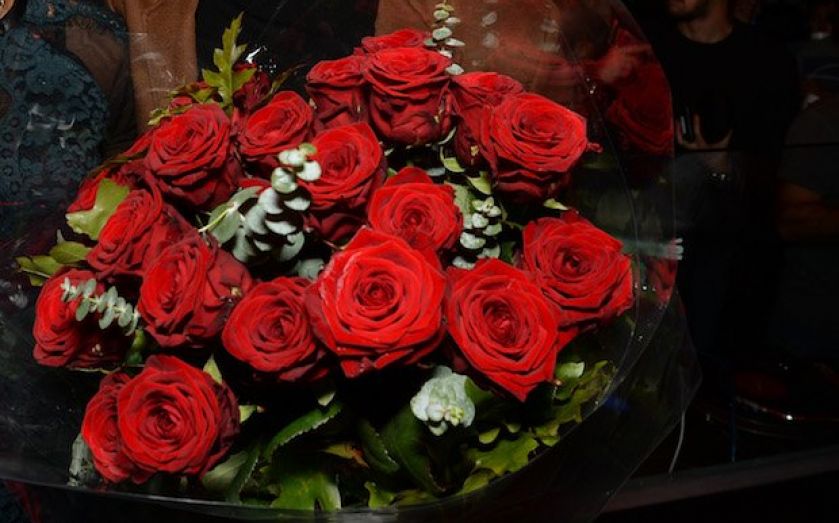 Last minute Valentine's Day flowers are now roughly four per cent more expensive than they were last year, according to inflation data from the Office for National Statistics.