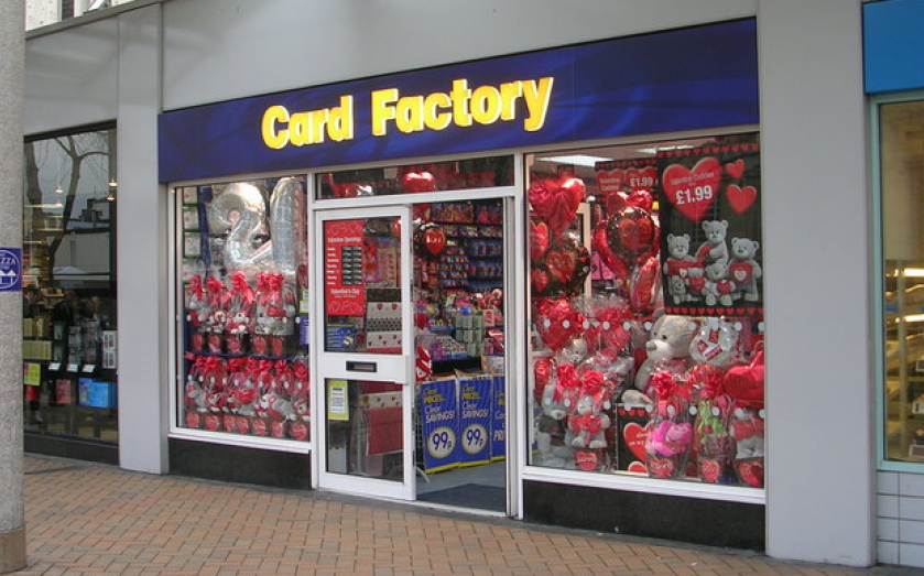 Card Factory's profits shot up in the first six months of the year 