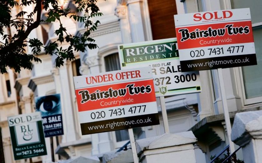 House prices inched down in February as activity slowed but remain more than five per cent up year-on-year, new data released today showed.