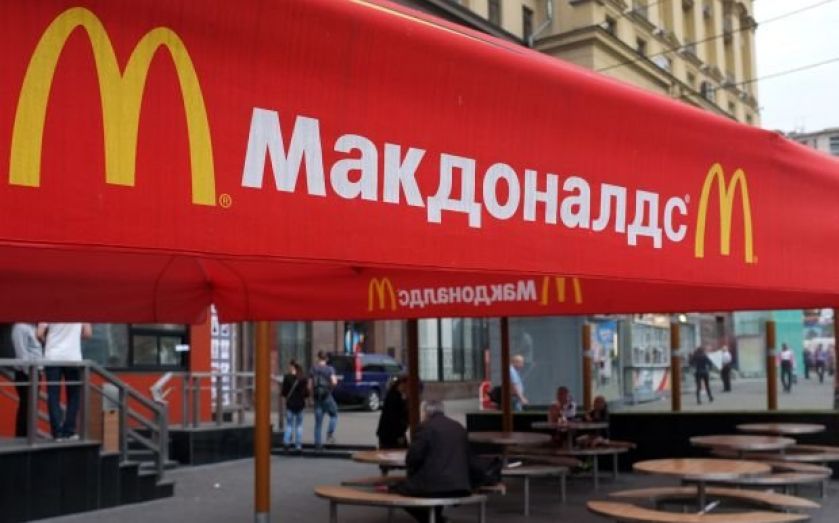 A McDonalds restaurant in Moscow (last year)
