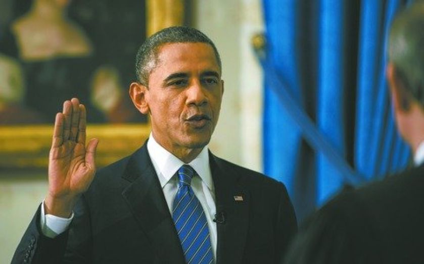 Obama sworn in at White House ceremony ahead of speech today
