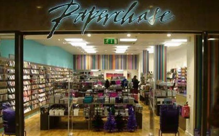 Struggling stationery retailer Paperchase collapsed today. 