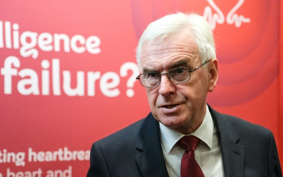 The shadow chancellor A thief who plans to rob British business blind