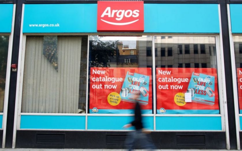 Argos sales fall 3.9 pc in disappointing quarter for Home Retail Group