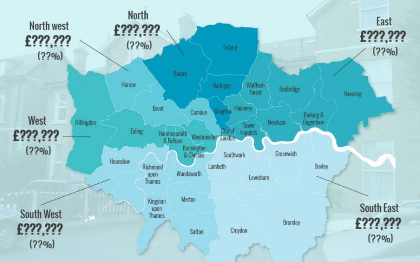 London house prices The northsouth divide emerging in the capital's