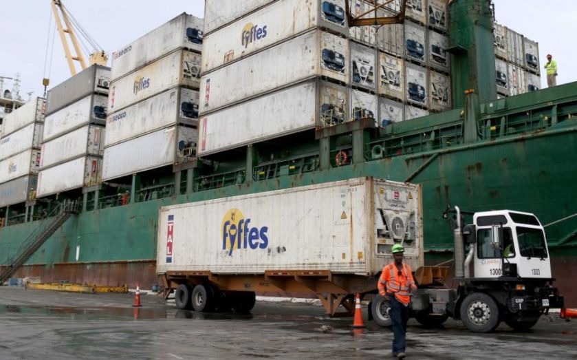 Fyffes Container Train UK current account deficit should