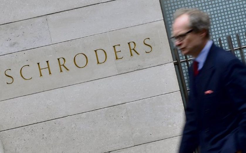 AUM at Schroders grew substantially in the first three months of the year.