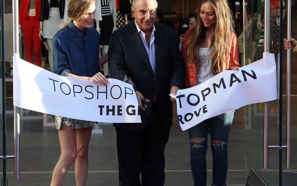 Philip Green's TopShop in better times 