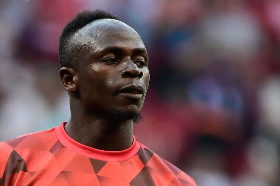 Liverpool's Senegalese striker Sadio Mane warms up before the start of the UEFA Champions League final football match between Liverpool and Tottenham Hotspur at the Wanda Metropolitan Stadium in Madrid on June 1, 2019. (Photo by JAVIER SORIANO / AFP)        (Photo credit should read JAVIER SORIANO/AFP/Getty Images)