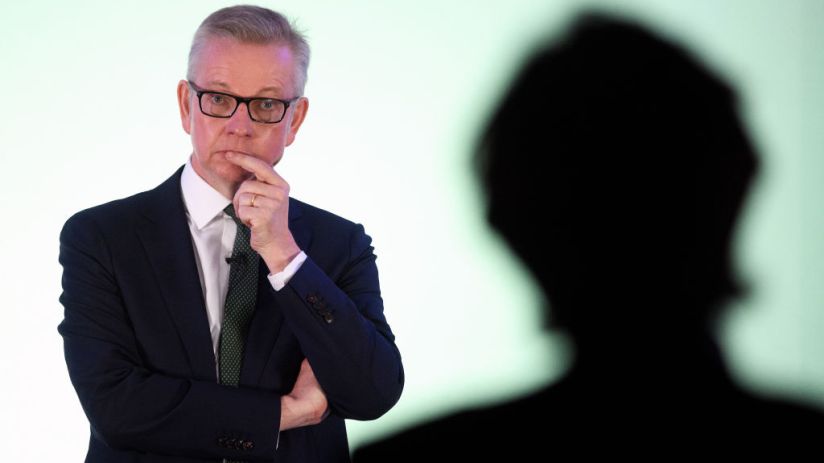 Michael Gove finished in third place