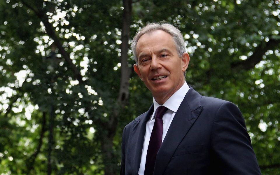 Tony Blair's think tank released a report this morning that recommends a different energy policy than the government currently applies 