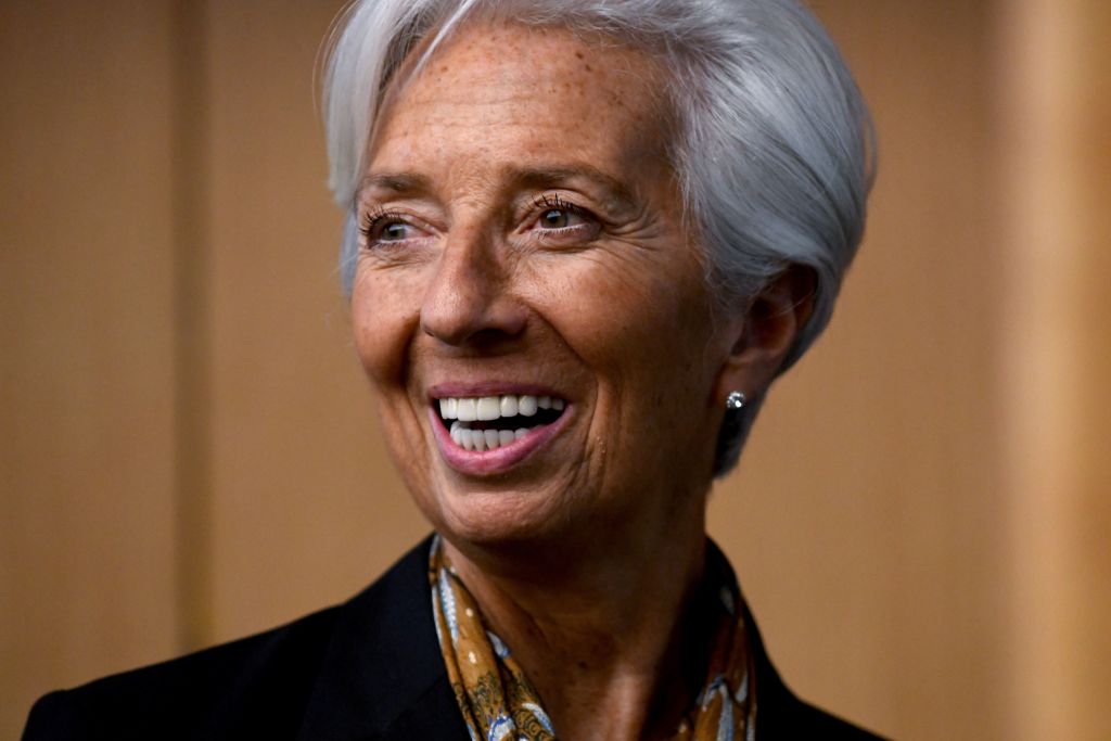 International Monetary Fund (IMF) Managing Director Christine Lagarde smiles during a press conference in Kuala Lumpur on June 24, 2019. (Photo by Mohd RASFAN / AFP)        (Photo credit should read MOHD RASFAN/AFP/Getty Images)