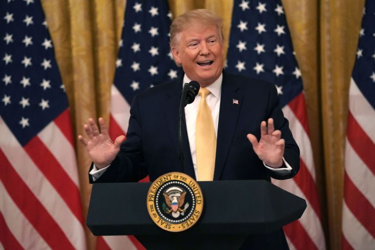 Donald Trump takes credit for China slowdown