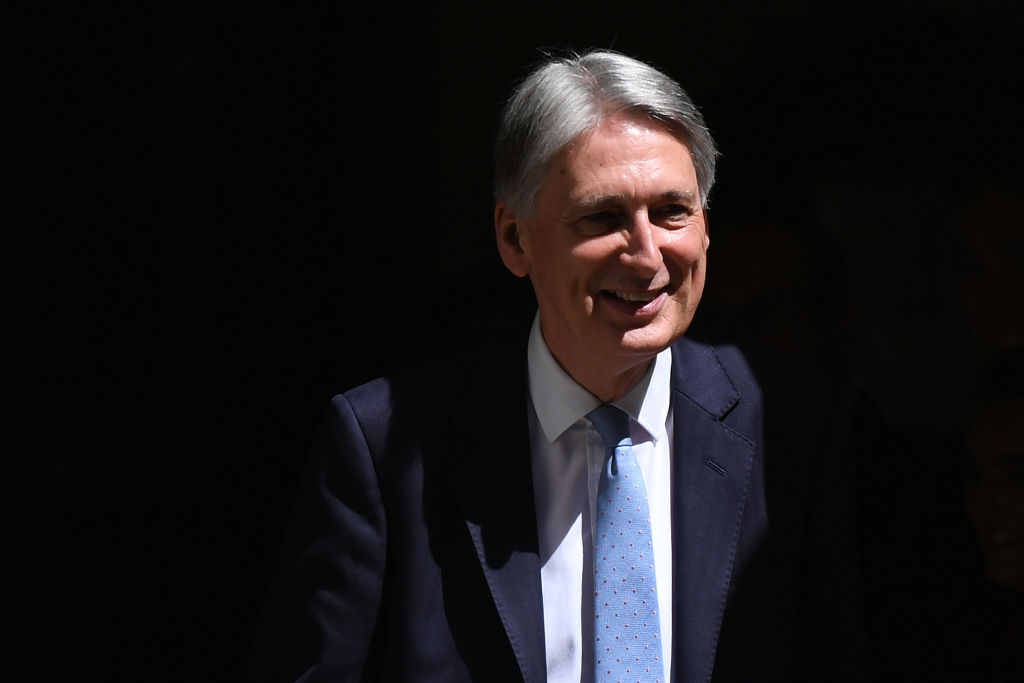 LONDON, ENGLAND - JULY 24: Chancellor of the Exchequer, Philip Hammond leaves Downing Street for Theresa May's last PMQs as Prime Minister on July 24, 2019 in London, England. Theresa May has been leader of the Conservative Party since 13th July 2016. Today she makes her final statement to the country as British Prime Minister. Boris Johnson, MP for Uxbridge and South Ruislip, was elected leader of the Conservative and Unionist Party yesterday receiving 66 percent of the votes cast by Conservative party members. He is due to take the office of Prime Minister this afternoon after Theresa May takes questions in the House of Commons for the last time. (Photo by Chris J Ratcliffe/Getty Images)