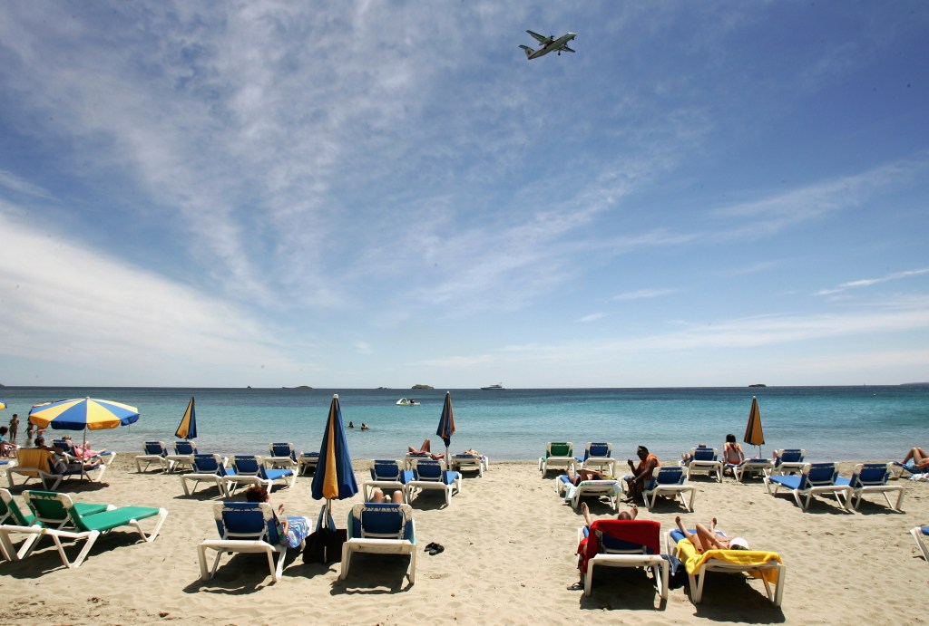 Airline shares took another fall this morning as the industry reacted with dismay to the announcement that the Balearic Islands would be added back onto the "amber list" from Monday.