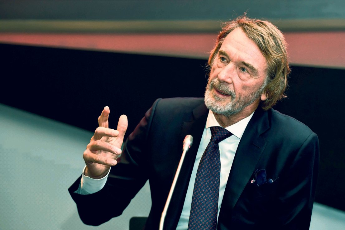 Sir Jim Ratcliffe, new investor and football boss at Manchester United 