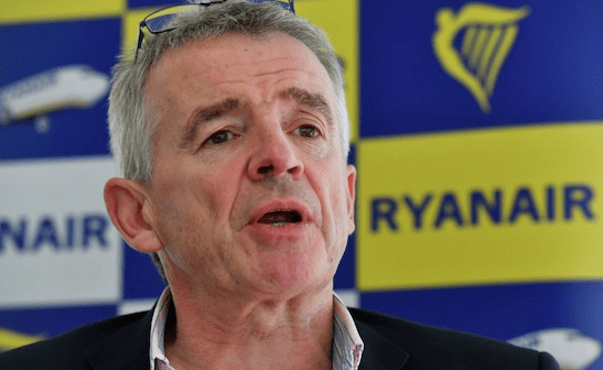 Ryanair's chief executive Michael O'Leary