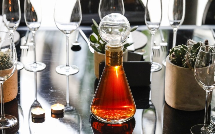 A bottle of Maestro Dobel 1&bull;9&bull;6&bull;7, which sells for &pound;200 a glass