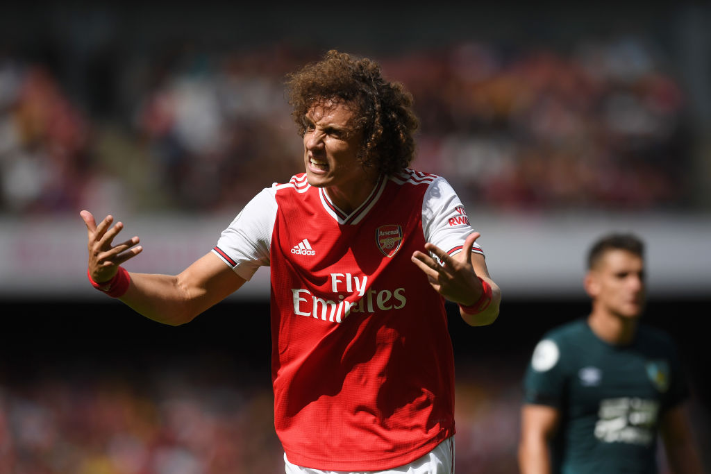 David Luiz forms part of a new-look spine at Arsenal this season. Credit: Getty