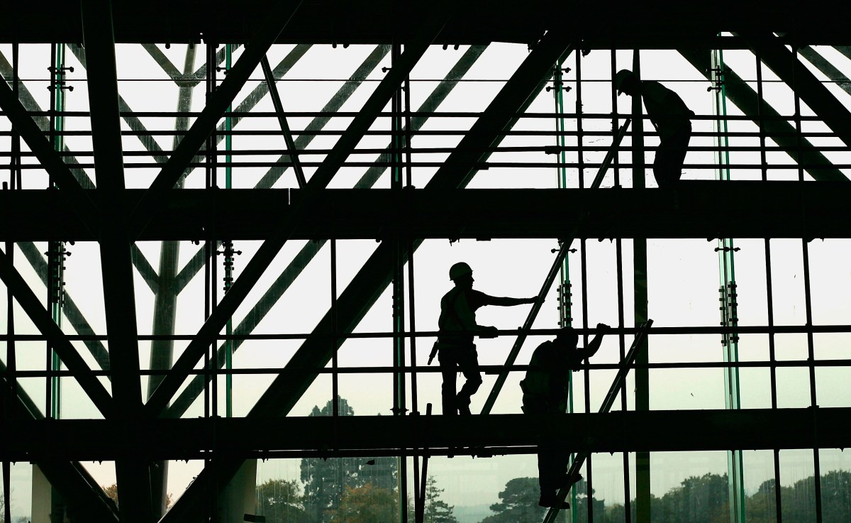 Construction group Morgan Sindall has reported it is trading as having a record year, and rates haven't even come down yet (Image: Getty)