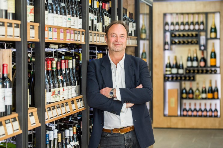 The new CEO of Majestic Wine, in their Mayfair store. London, UK 09 Apr 2015.