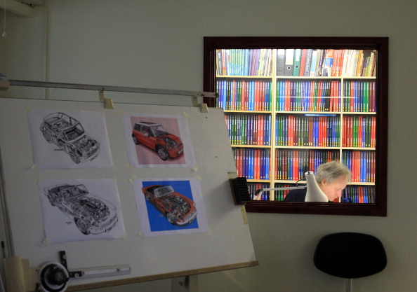 SPARKFORD, UNITED KINGDOM - DECEMBER 06: Archive Haynes manuals are displayed on a bookcase in the studio, on December 6, 2010 in Sparkford, United Kingdom. Celebrating 50 years of publishing, the company based in Somerset, is still best known for its home mechanic car repair manuals, but now publishes a range of titles - including the Haynes manual for the Starship Enterprise from the cult TV series and films, Star Trek. (Photo by Matt Cardy/Getty Images)