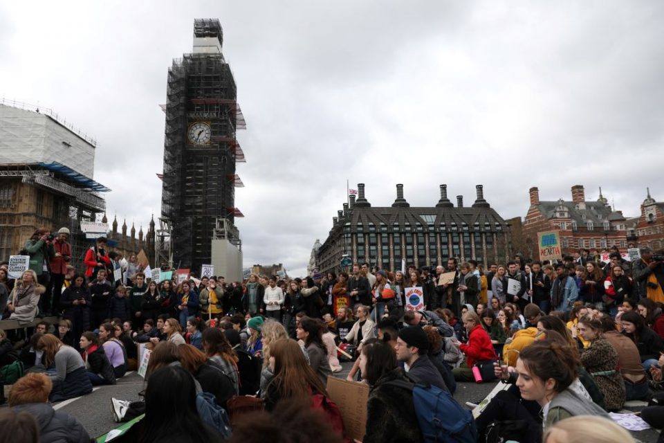 London climate strikes