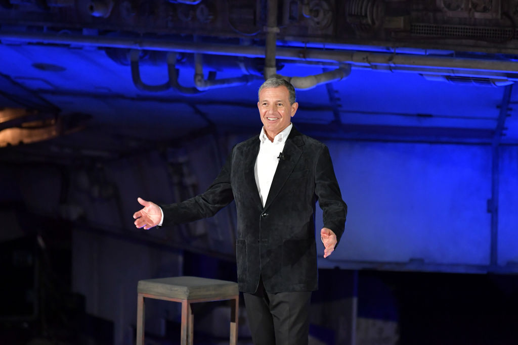 ANAHEIM, CALIFORNIA - MAY 29: Bob Iger speaks onstage during the Star Wars: Galaxy's Edge Media Preview at the Disneyland Resort on May 29, 2019 in Anaheim, California. (Photo by Amy Sussman/Getty Images)