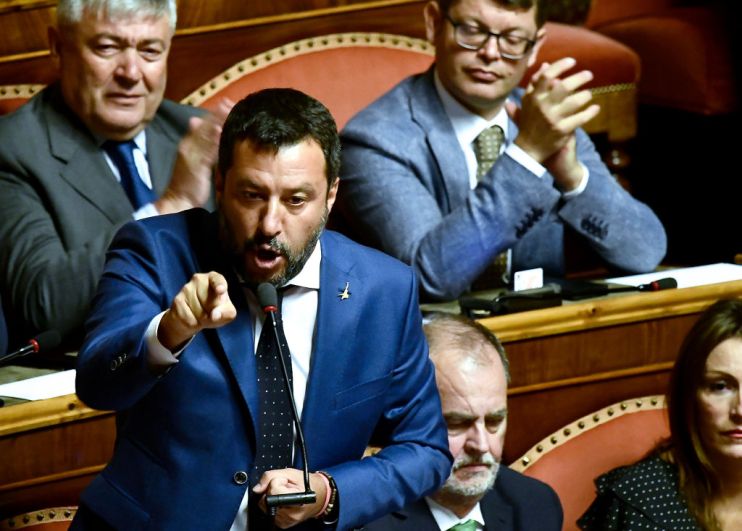 Italian deputy PM bans migrant boat as he keeps pressure on new coalition