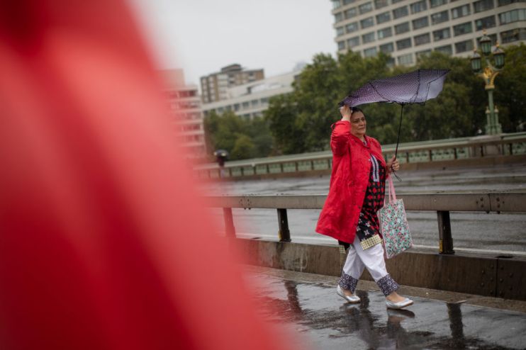 Barbecue equipment, home and garden renovations and garden centres all suffered a drop in spending as the cold snap kept Brits indoors.