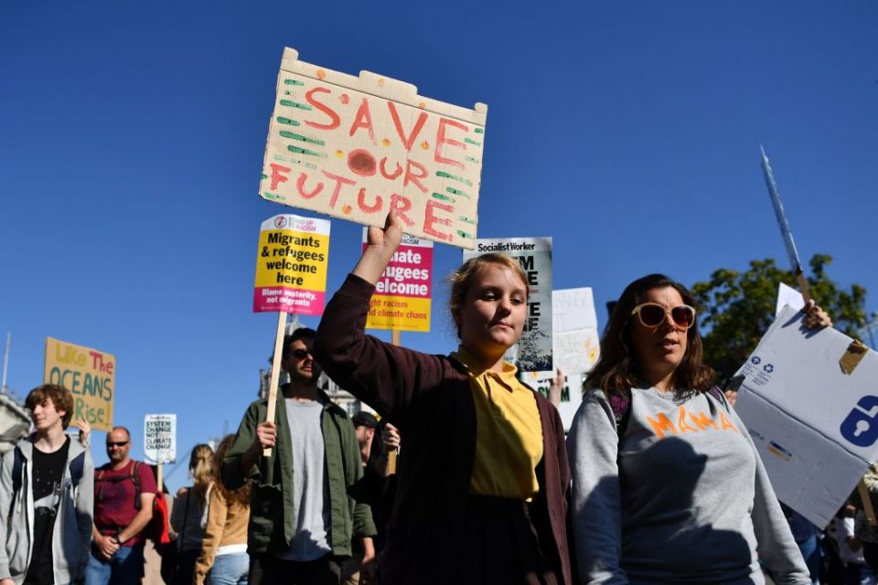London climate strikes