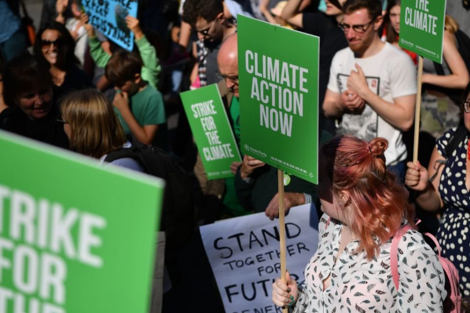 London climate strikes