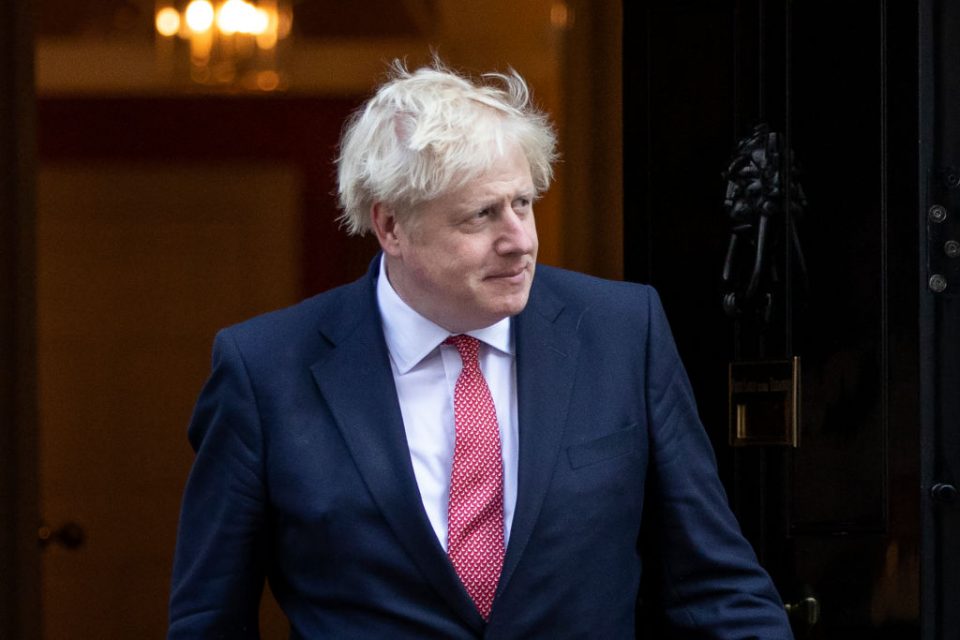 Boris Johnson leaves Downing Street. The Prime Minister has questioned Thomas Cook's management (Getty)