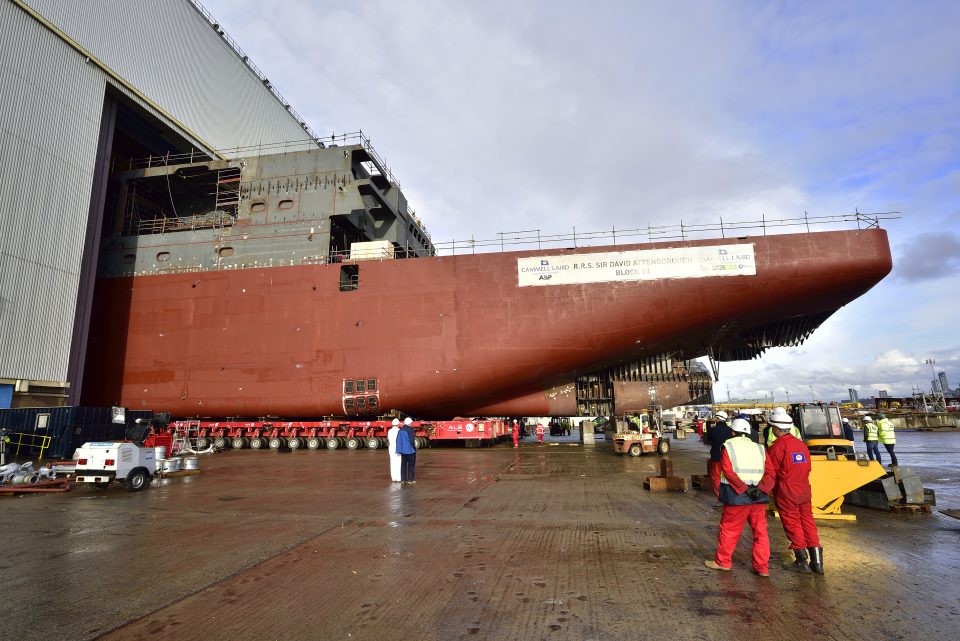 The RSS Sir David Attenborough was almost named Boaty McBoatface (credit: British Antarctic Survey)