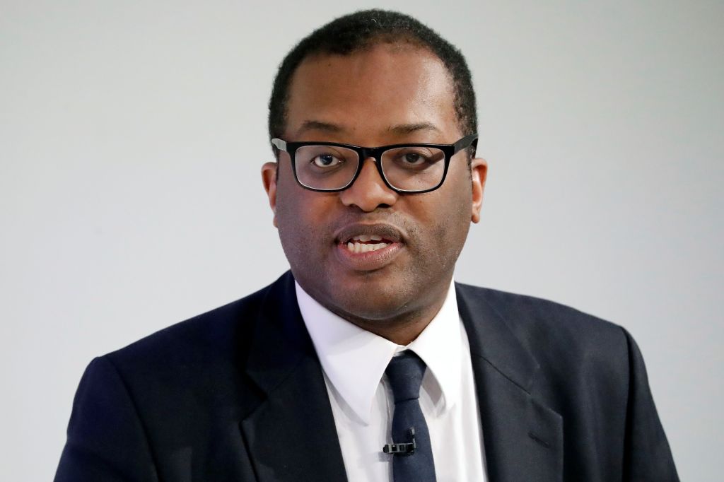 Britain's Brexit Minister Kwasi Kwarteng speaks during a conference on Brexit, at the Saatchi Gallery in London on February 19, 2019. - The British government on Friday dismissed as a "hiccup" its latest parliamentary defeat over Brexit, saying it would press on with trying to renegotiate its EU divorce deal as exit day looms in just six weeks. (Photo by Tolga AKMEN / AFP)        (Photo credit should read TOLGA AKMEN/AFP/Getty Images)