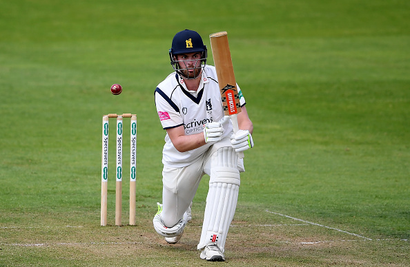 TAUNTON, ENGLAND - MAY 20: Dom Sibley of Warwickshire bats during Day One of the Specsavers County Championship match between Somerset and Warwickshire at at The Cooper Associates County Ground on May 20, 2019 in Taunton, England. (Photo by Alex Davidson/Getty Images)