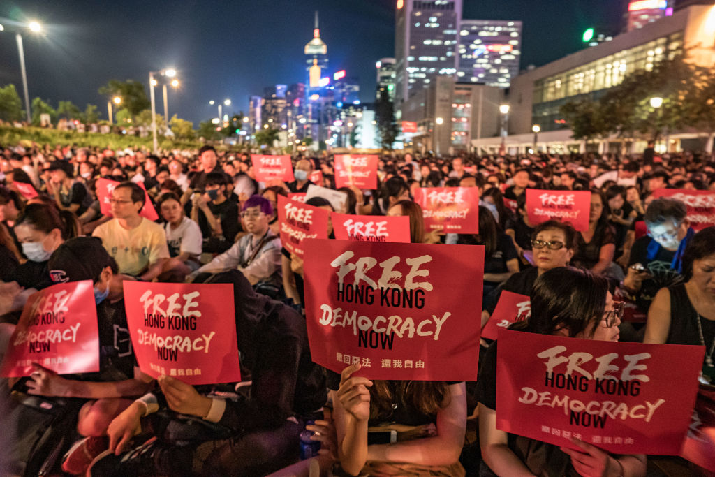 The pro-democracy movement was met with repressive laws (Getty Images)