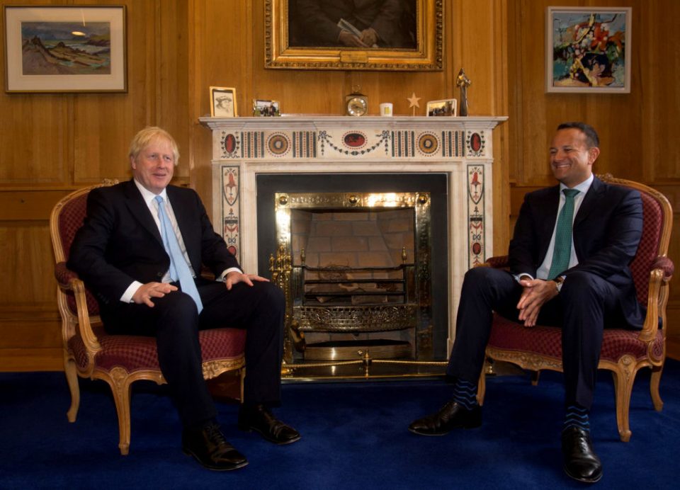 Boris Johnson and Leo Varadkar 