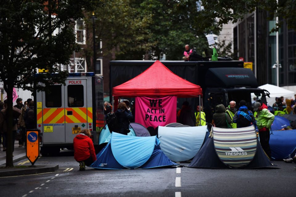 Extinction Rebellion London protests