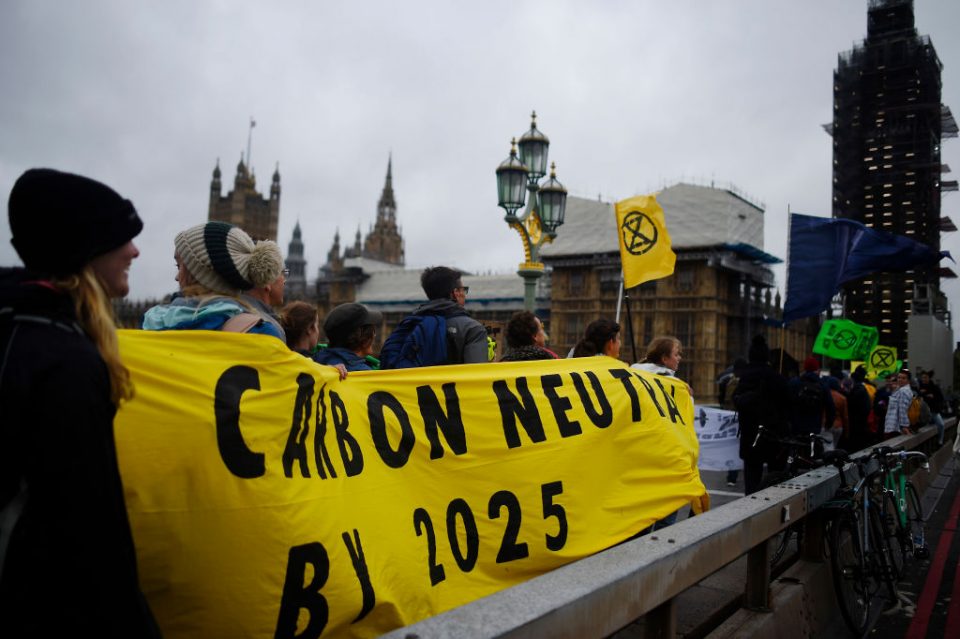Extinction Rebellion London protests