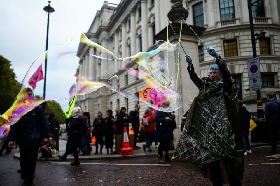 Extinction Rebellion London protests