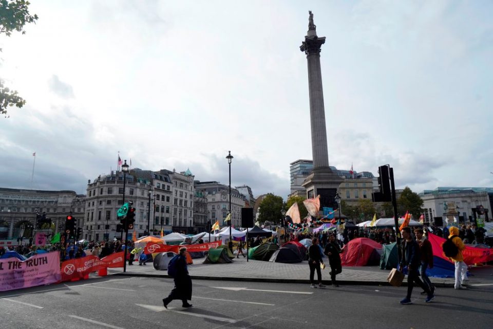 London City Airport is bracing for the arrival of Extinction Rebellion protesters who have targeted London landmarks (Getty)