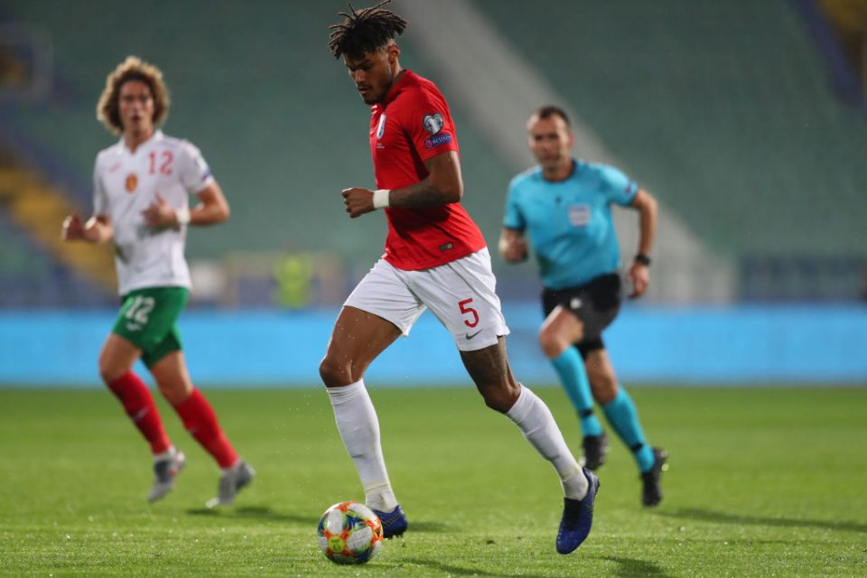 SOFIA, BULGARIA - OCTOBER 14: Tyrone Mings of England during the UEFA Euro 2020 qualifier between Bulgaria and England on October 14, 2019 in Sofia, Bulgaria. (Photo by Catherine Ivill/Getty Images)