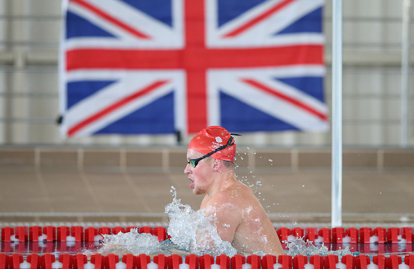 BELO HORIZONTE, BRAZIL - JULY 30:  Adam Peaty of Great Britain in action during a Team GB Swimming training session at Universidade Federal de Minas Gerais on July 30, 2016 in Belo Horizonte, Brazil.  (Photo by Alex Livesey/Getty Images)