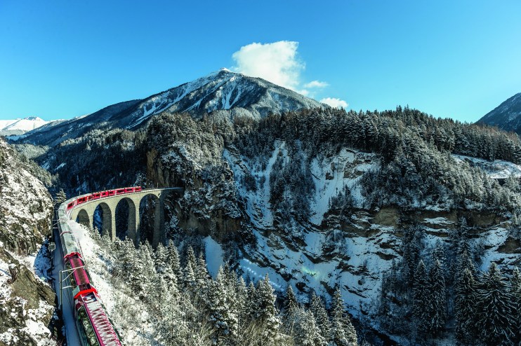 Glacier Express train