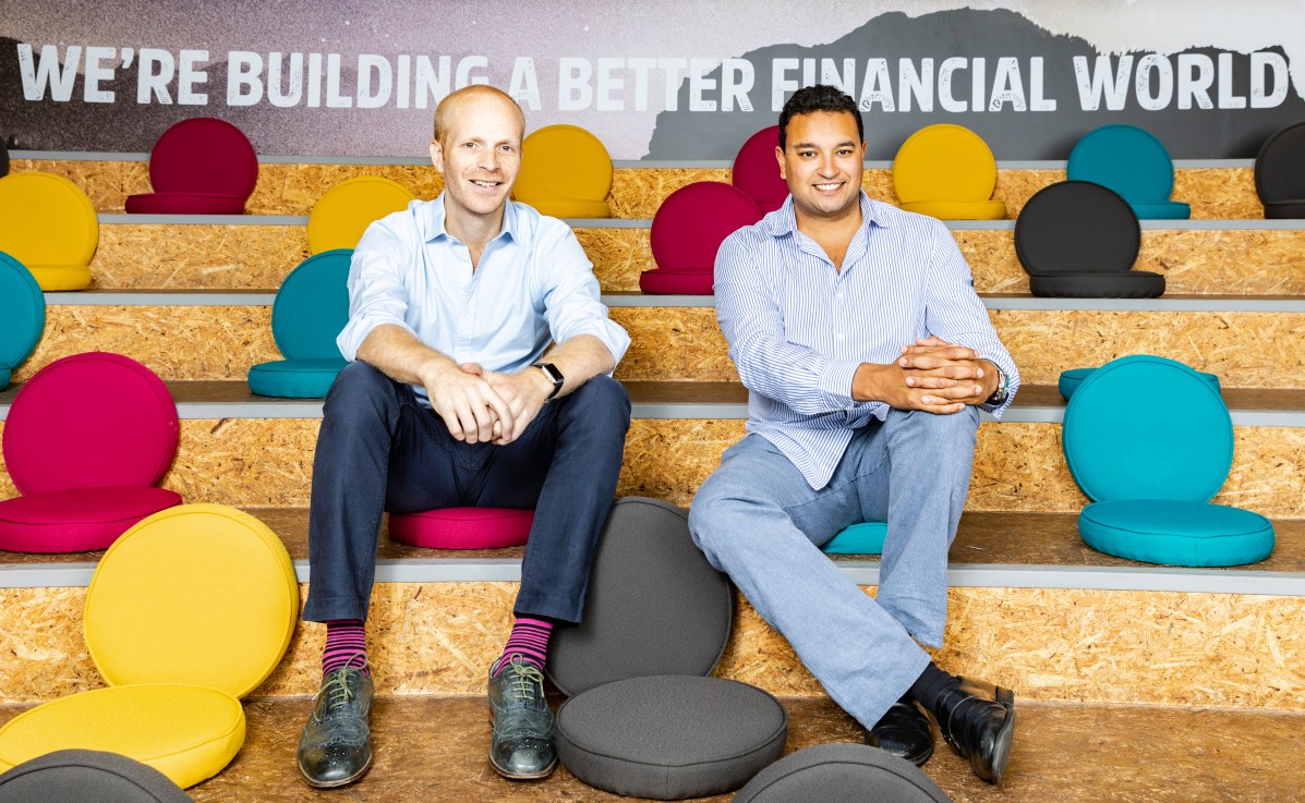 Funding Circle co-founders James Meekings (L) and Samir Desai (image: Funding Circle)
