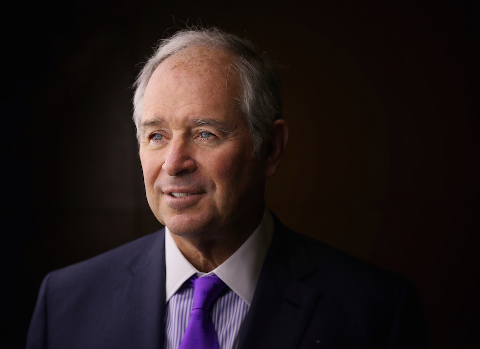 Blackstone's top honcho, Steve Schwarzman, is reportedly set to take the stage at the UK government's Global Investment Summit.