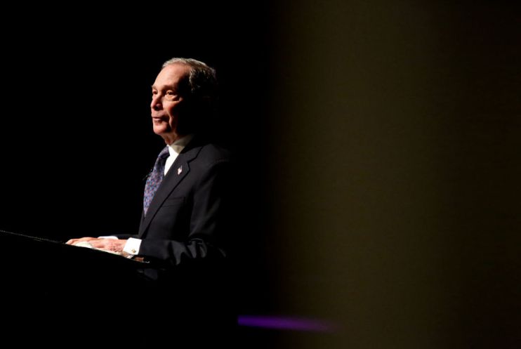 Michael Bloomberg Speaks At Predominantly Black Church In Brooklyn, New York