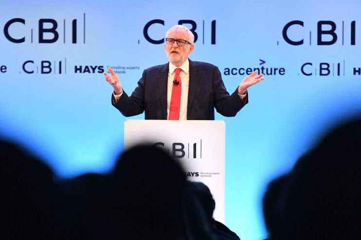 Jeremy Corbyn &lsquo;investment blitz&rsquo; pitch to businesses draws frosty response